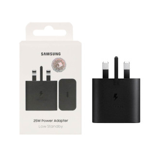 شارژر سه پین SAMSUNG 25W اصل چین T2510 ( فست و PD) مشکی- bew کد 1161574