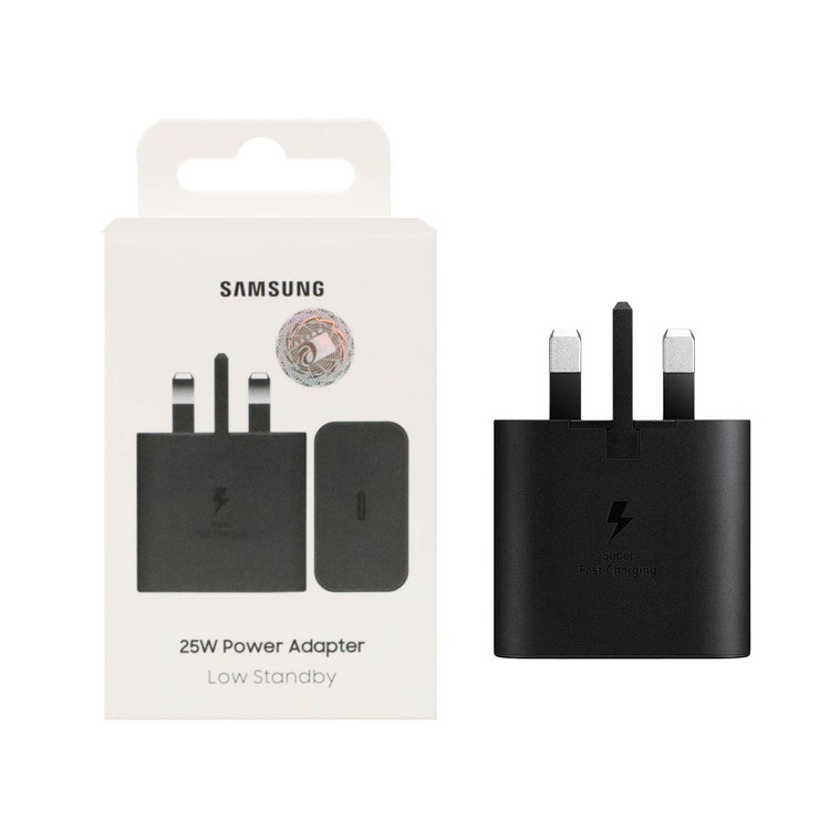 شارژر سه پین SAMSUNG 25W اصل چین T2510 ( فست و PD) مشکی- bew کد 1161574