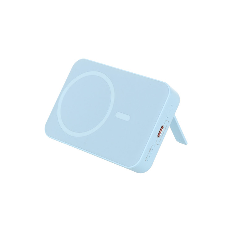 پاوربانک وایرلس (PD و فست شارژ) Tranyoo 20W 10000mAh مدل T-F25 - آبی (دارای استند موبایل) کد 1211516