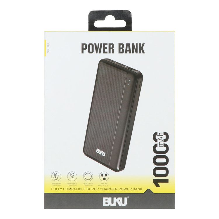 پاوربانک فست شارژ BUKU 10000mAh مدل PB-106 - مشکی - کد 1425406