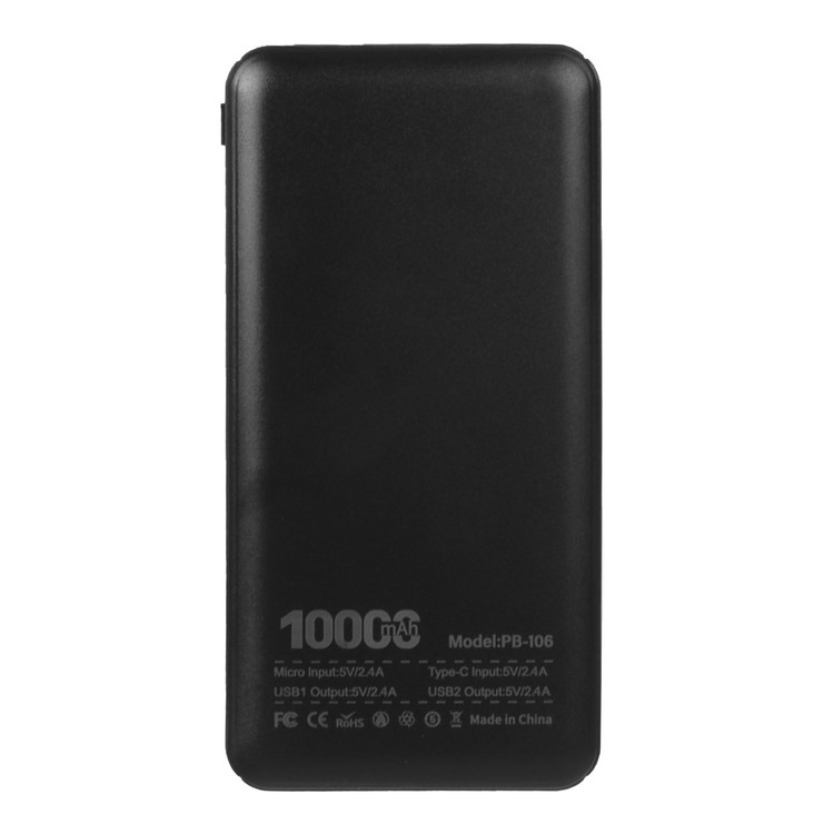 پاوربانک فست شارژ BUKU 10000mAh مدل PB-106 - مشکی - کد 1425406
