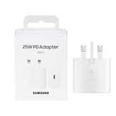 شارژر دیواری سه پین فست و PD تک پورت SAMSUNG Type-C مدل CH 25W - سفید کد 858612