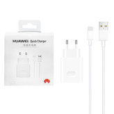 شارژر دیواری فست تک پورت HUAWEI مدل HW-050450E00 40W به همراه کابل شارژ Type-C - سفید- High Copy کد 926202