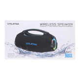اسپیکر بلوتوثی 70 وات ضد آب VIPLATINA مدل VSW05 با قابلیت نورپردازی - رنگ مشکی کد 1551846
