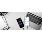 کابل شارژ PD و فست 1.2 متری Powerology Type-C to Type-C &Type-C مدل PWDC100DGY 100Wکد1628044